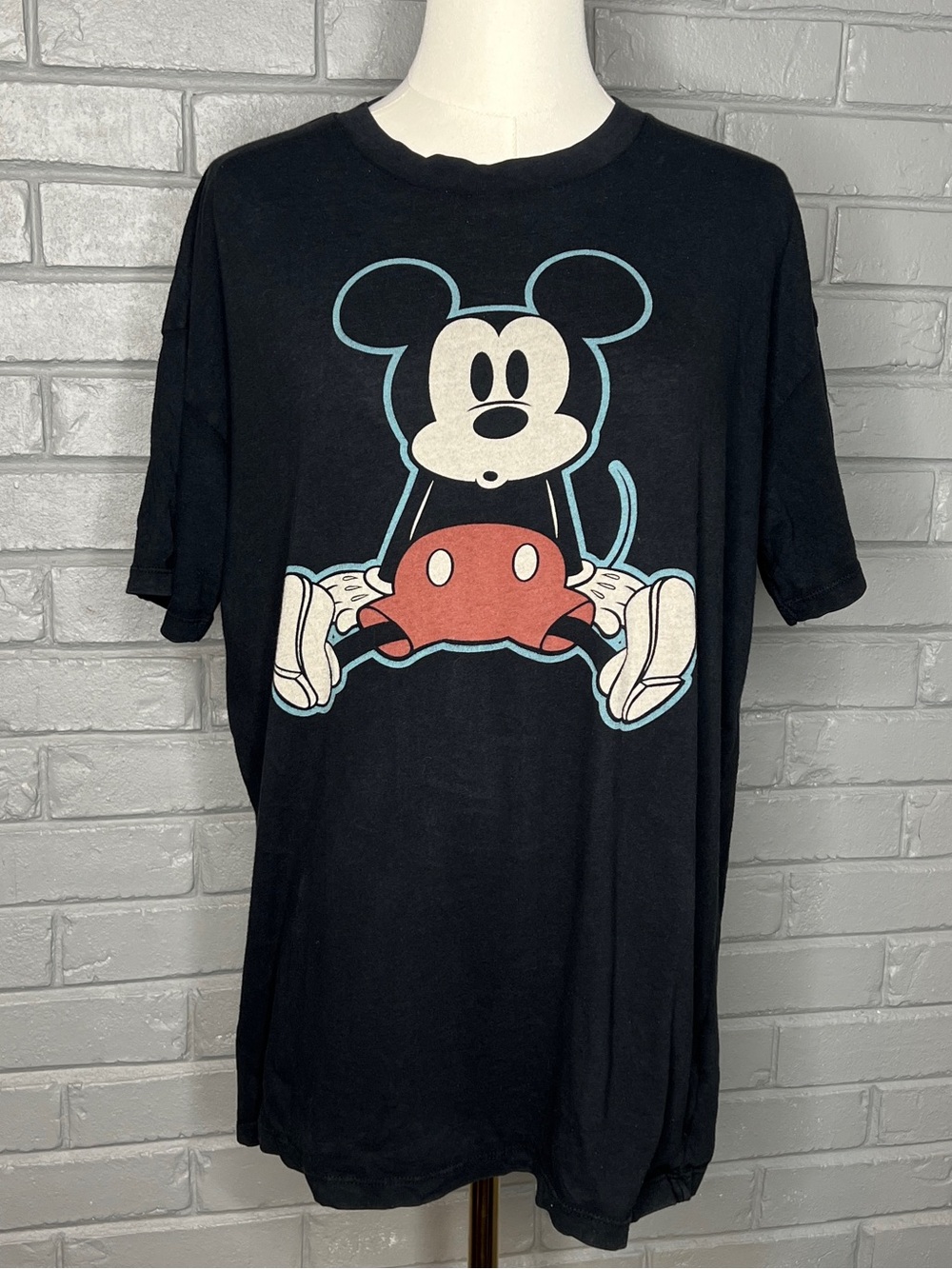 Disney x American Eagle Outfitters Mickey Mouse Oversized Graphic Tee Size XS